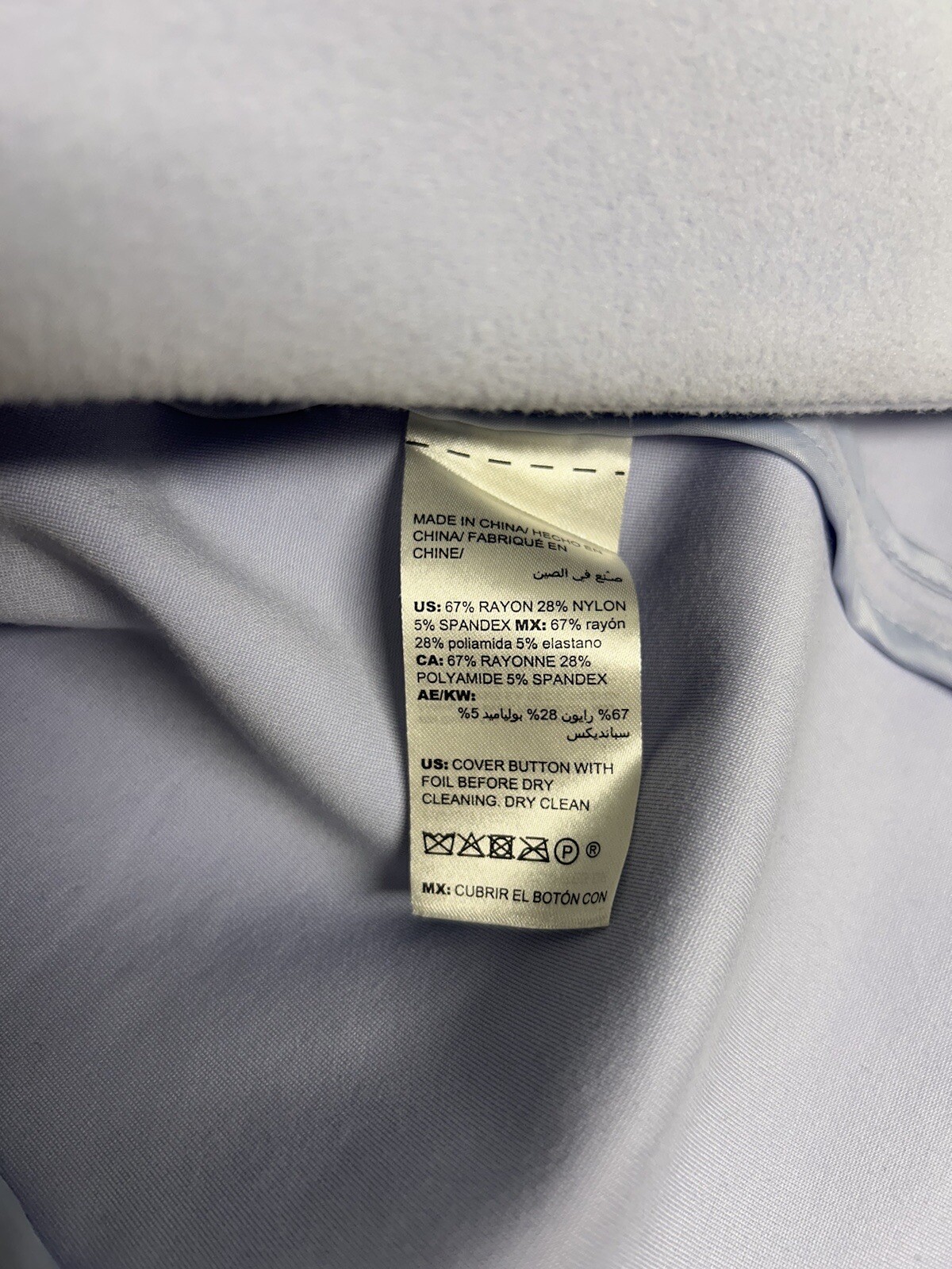 Chico’s Periwinkle Single Button Single Breasted … - image 7