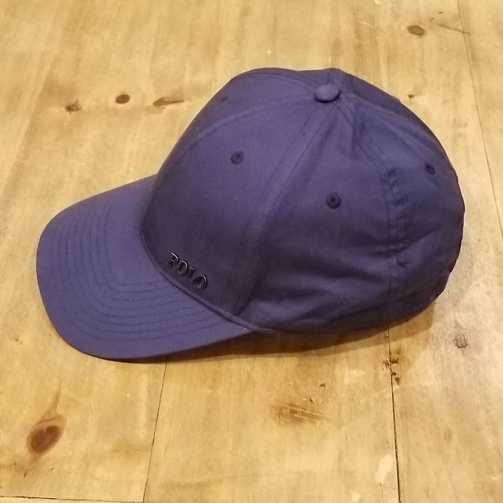 Polo Ralph Lauren Cappello Berretto Cinghia Schiena Blu Taglia Unica Leggero Pony Regolabile