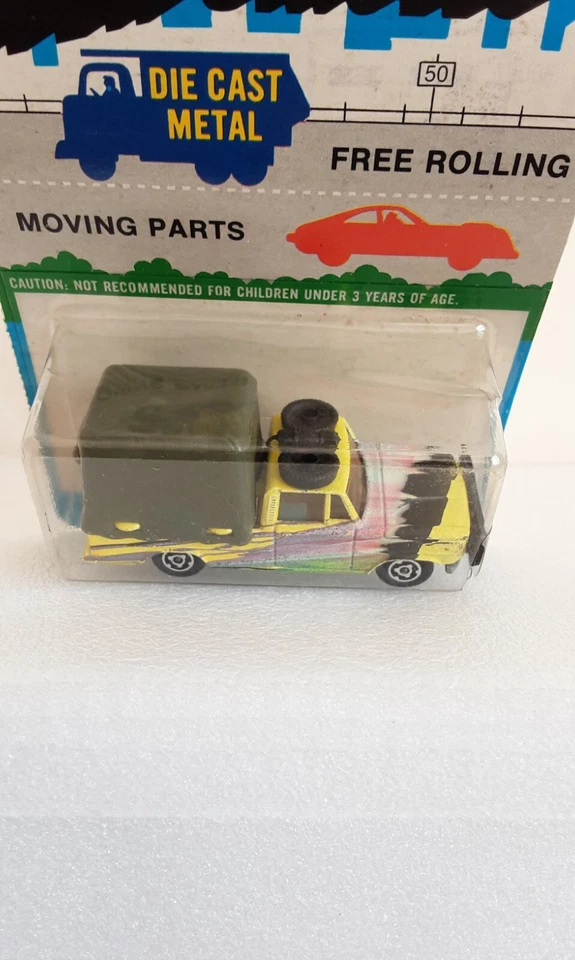 DODGE SAFARI JAUNE ET NOIRE MAJORETTE SOUS BLISTER - Photo 2/4