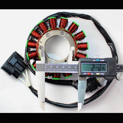 11-23 ZX-10R MAGNETO COIL STATOR+VOLTAGE REGULATOR RECTIFIER+