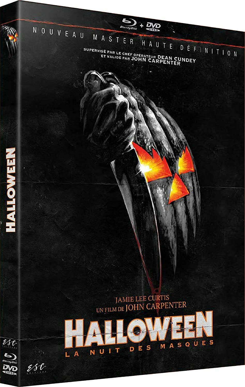 Blu Ray + DVD : Halloween La nuit des masques - NEUF