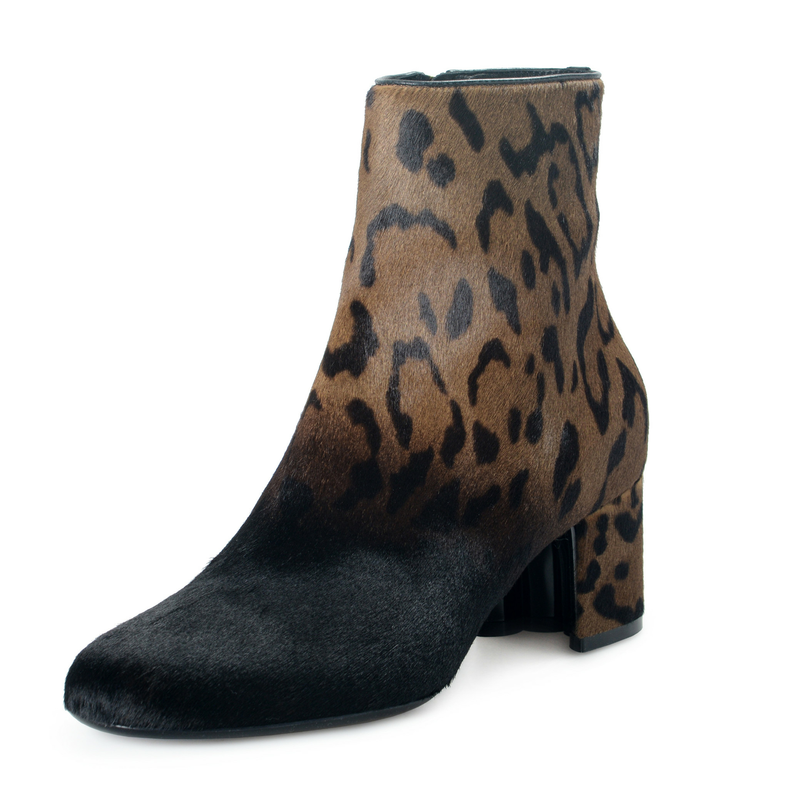 Salvatore Ferragamo Женские ботильоны на каблуке NOCETO 55 из шерсти пони Размер Sz 75 8 116390₽