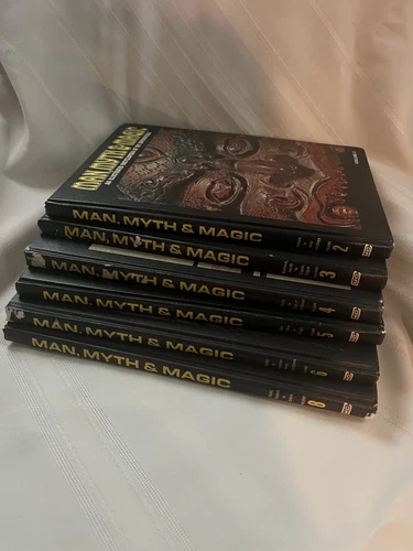 Man Myth & Magic Illustrated Encyclopedia of Supernatural 1970 - Set Of 6
