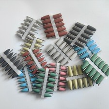 10pcs 2.35mm Dental Silicone Polishers Resin Base Acrylic Diamond Polishing Burs