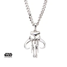 MANDALORIAN SYMBOL - Premium Quality  Cut Out Pendant With Chain