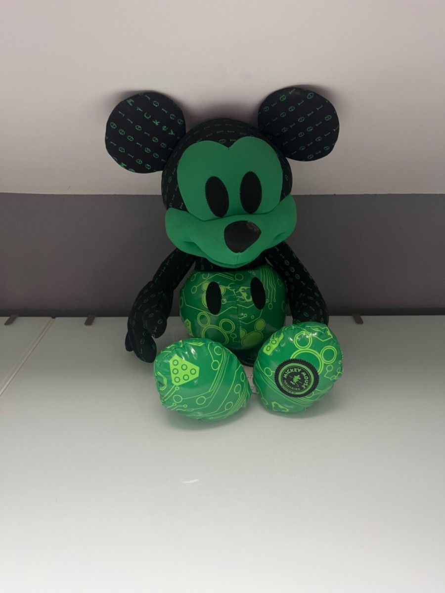 Disney Limited Edition Memories Green Mickey Mouse Plush 10/12