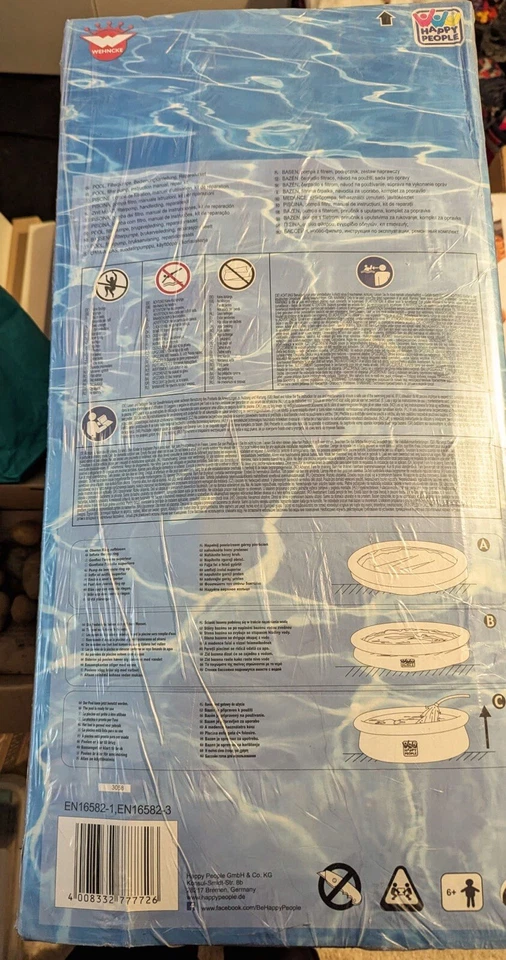 Pool- Quick Up Pool mit Pumpe, rund, 360 x 76 - Blau - Bild 2 von 2