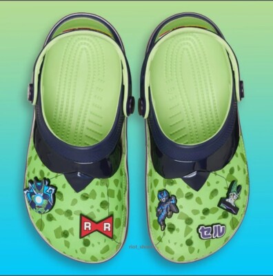 Crocs Dragon Ball Z Cell Classic Clog - 211205 Expeditedship | eBay