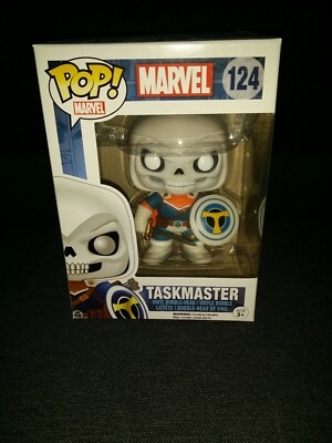 Funko Pop Taskmaster Pop Marvel #124 Vinyl-Bobble-Head - MINT Condition