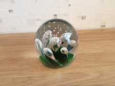 Emerald Green Glass Paperwight