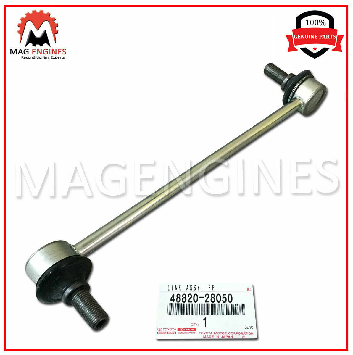 48820-28050 GENUINE OEM FRONT STABILIZER BAR LINK ASSY, RH/LH