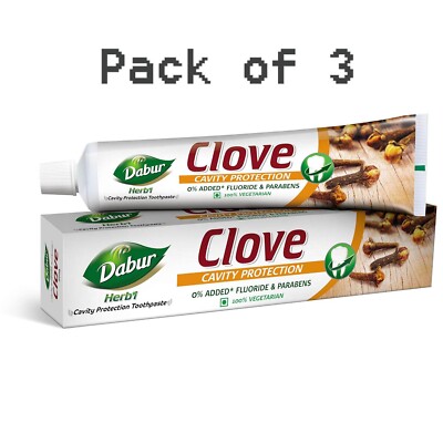 Dabur Herb'l Clove Cavity Protection Toothpaste Strong & Healthy Teeth
