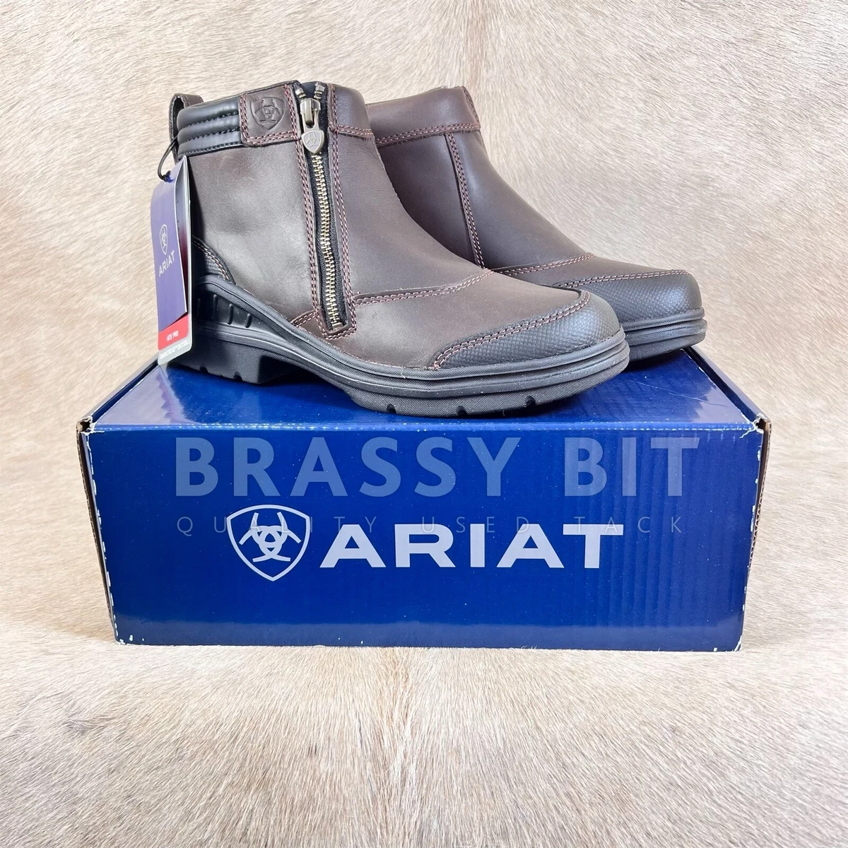 Ariat barnyard hotsell side zip boots