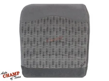 99 00 Ford F450 F550 XLT -Driver Side Bottom Replacement Cloth Seat Cover Gray