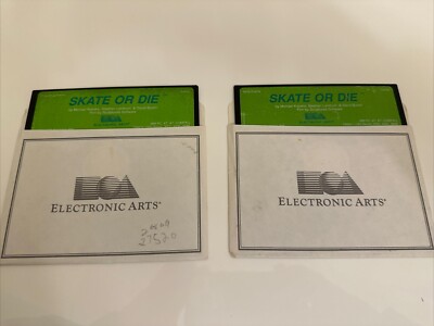 Skate or Die IBM PC 5.25  VTG 1988 Video Game 2 Disks Electronic Arts