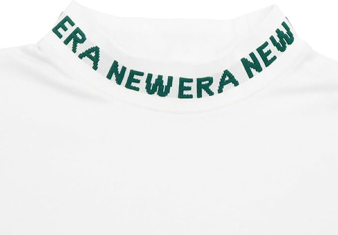 NEW ERA GOLF　SHORT-SLEEVE MID NECK T-SHIRTS New Era MID NECK Golf Short Sleeve T-Shirt White M Length