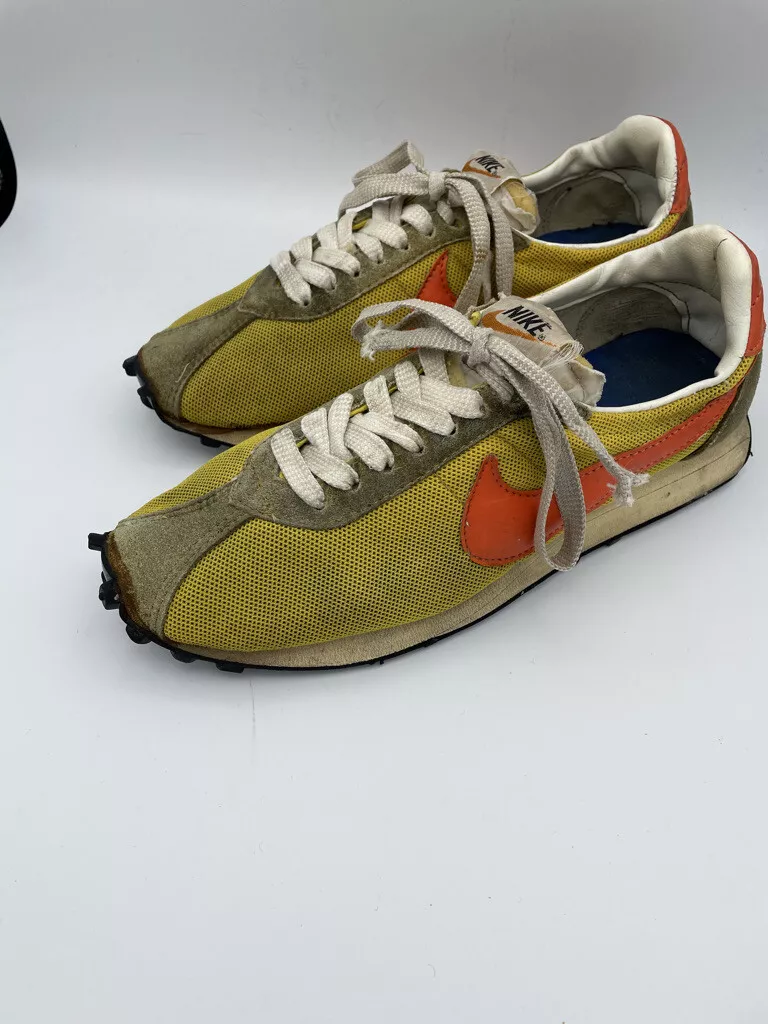 Vintage Nike LD 1000 Yellow/Orange Size 9 Made Japan Rare
