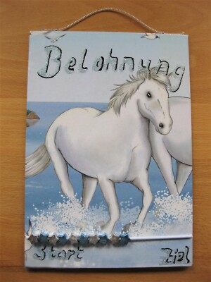 Belohnungssystem ''White Beauty >Star'' Belohnungs-Perlen Erziehung Kinder Pferd
