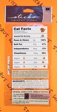 Cat Ingredients Fact Sheet Sticker Pack Sticko