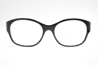 Vintage Blue Matrixx BM748 54[]17 135 Schwarz oval Brille Brillengestell NOS