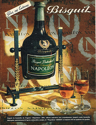 WERBUNG WERBUNG 045 1959 BISQUIT NAPOLEON Cognac