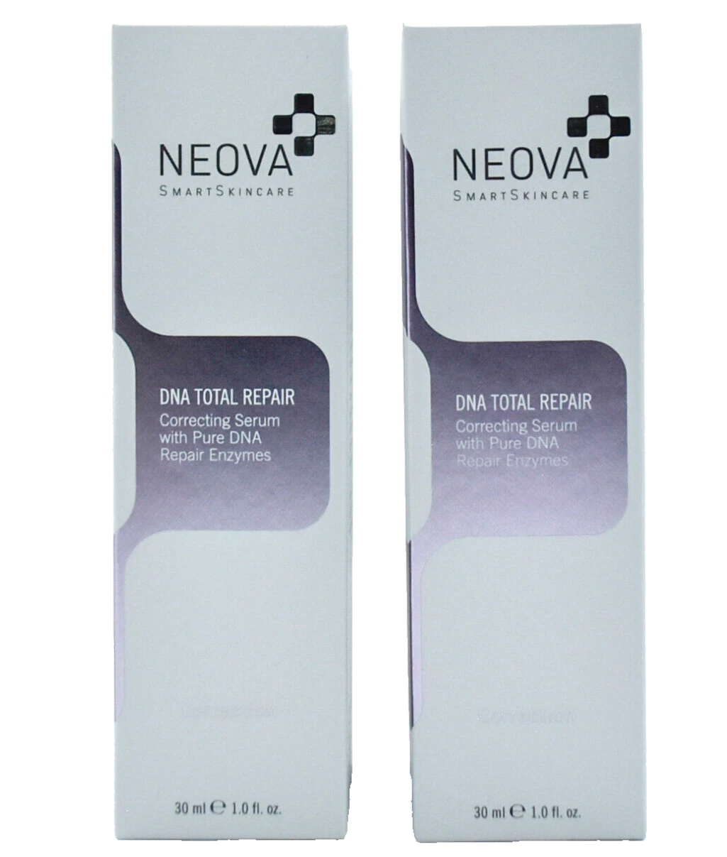 NEOVA DNA Total Repair Correcting Serum - 1 fl oz / 30 ml *New In Box* [2 Pack]