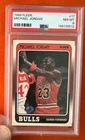 1988-89 FLEER #17 MICHAEL JORDAN 3rd YEAR CHICAGO BULLS PSA 8 Newly Graded