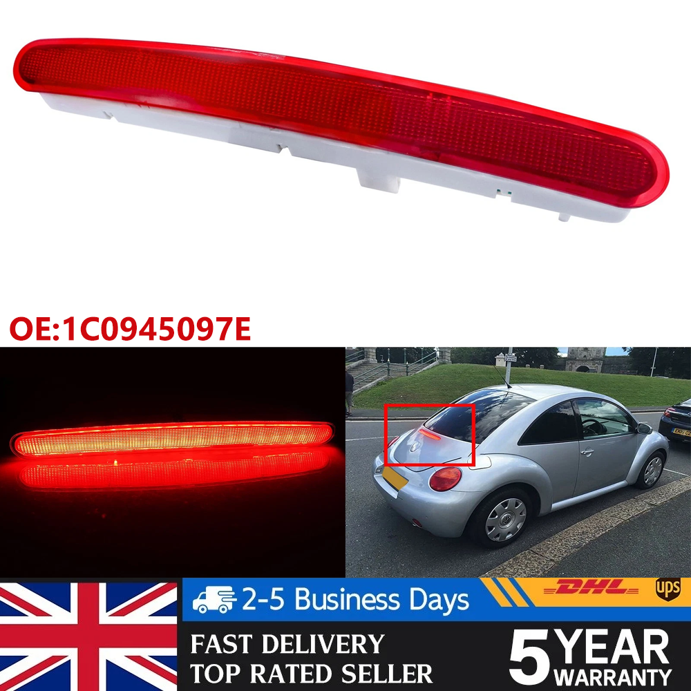 For VW Beetle 1998-2010 LED Third High Level Stop Brake Light Red Len 1C0945097E