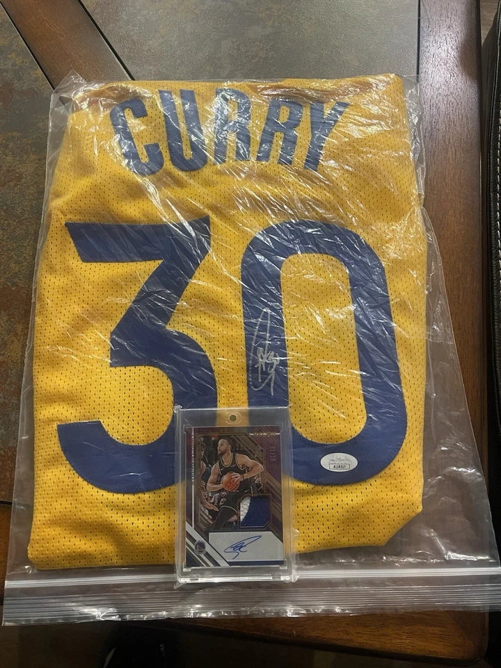 🔥2021 Recon -curry Jersey Autographs /10 1st On Print + JSA Autograph Jersey - Image 2 of 4