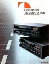 Nakamichi TD-700 -Reference SQ Mobile Audio Cassette Deck/Preamp/Tuner -NEW