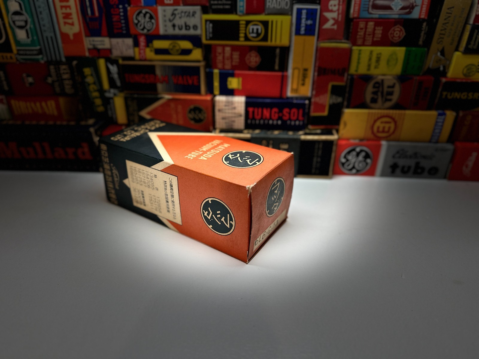 1x VintageNOS OEBox MatsudaMazda BlackPlate DD 6L6G /1950s ToshibaJP Affiliate