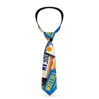 Necktie Standard - Cali License Plates Stacked (Us Import) ACC NEU