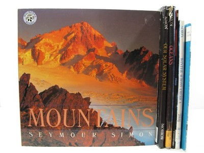 Lot of 6 Seymour Simon Books Homeschool Science~Teaching~Winter~Oceans~Wolves
