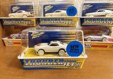 New Johnny Lightning Thunder Jet HO 68 Pontiac Firebird White Lightning Slot Car