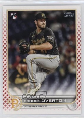 2022 Topps Series 2 Independence Day 27/76 Connor Overton #339 Rookie RC 2s2