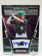 2020 Panini Prizm Draft Picks - Thunderstruck Hudson Haskin #TH-12 (RC) SIGNED
