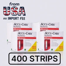ACCU-CHEK Performa 400 Test Strips - From USA EXP- 10-2026,NO IMPORT FEE!!!