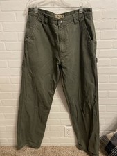 army green baggy cargo