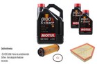 FEBI BILSTEIN Pakiet inspekcyjny 7L Motul 8100 X-clean+ 5W30 do BMW serii 3 Touring