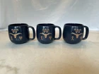 Set Of 3 FRANKOMA Pottery Blue Cattle Brands King Ranch   Coffee Soup Mugs
