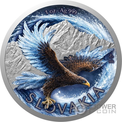 #ad #ad SLOVAK EAGLE 4 Elements Power Coin Czech Mint 1 Oz Silver Coin 2$ Niue 2026 $181.95
