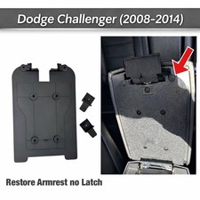 Dodge Challenger 2008 - 2014 Center Console Arm Rest Back Plate Only - No Latch