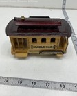 San Francisco Cable Car Powell And Hyde Wooden Train Collectible In — photo 2