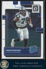 Ikem Ekwonu 2022 Donruss Optic #253 RC Carolina Panthers