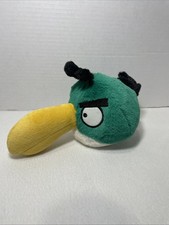 ANGRY BIRDS Hal Toucan Green Bird Plush Closed Beak Commonwealth 5"-9" No Sound