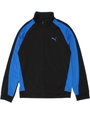 Puma Jungen Trainingsanzug Oberteil Jacke 11-12 Jahre schwarz Colourblock Polyester AS02