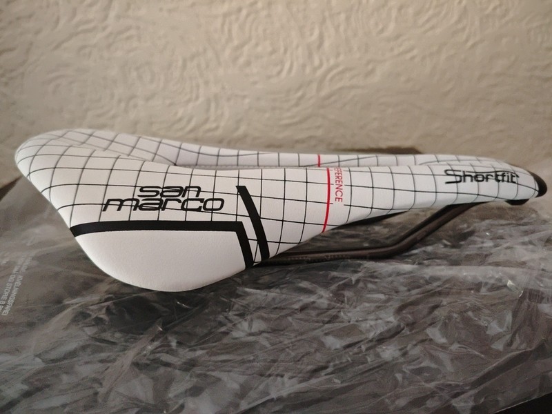 Selle San Marco Shortfit Wide Test Saddle 250x145 Xslite Rails (Brand New)