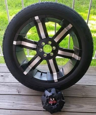 Strada Wheels and Goodyear Tires. Set of 4 Rims and Tires.