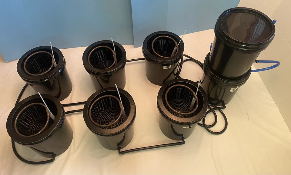 Hydrokultur Aeroponic Kreislauf Wasserkultur 5 Gallonen Eimer 6 Grow System - Bild 3 von 3