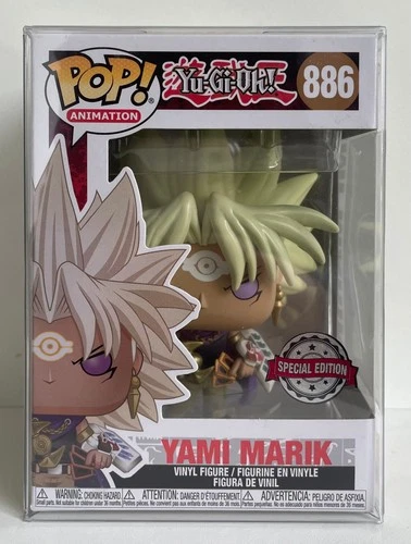 Funko Pop Yugioh Yami Marik #886 + Pop Protector
